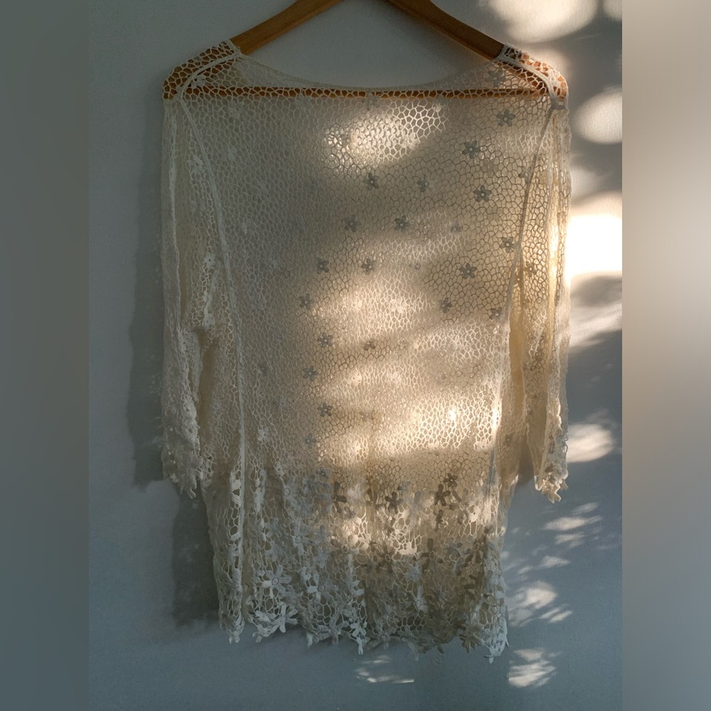 Hand made crochet swimsuit cover up